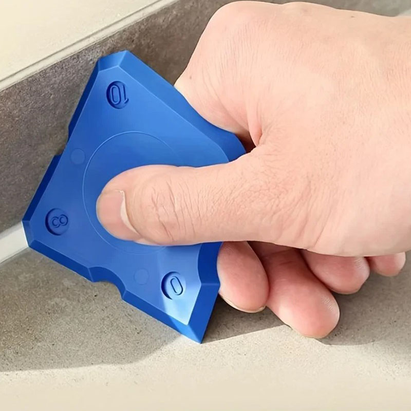 Home Bathroom Cleaning Kit - 4ピースシリコンコーキングツールセット、プロ仕様のシーラントアプリケーター＆スムーザー、バスルームキッチン用、簡単清掃、コーキングツール