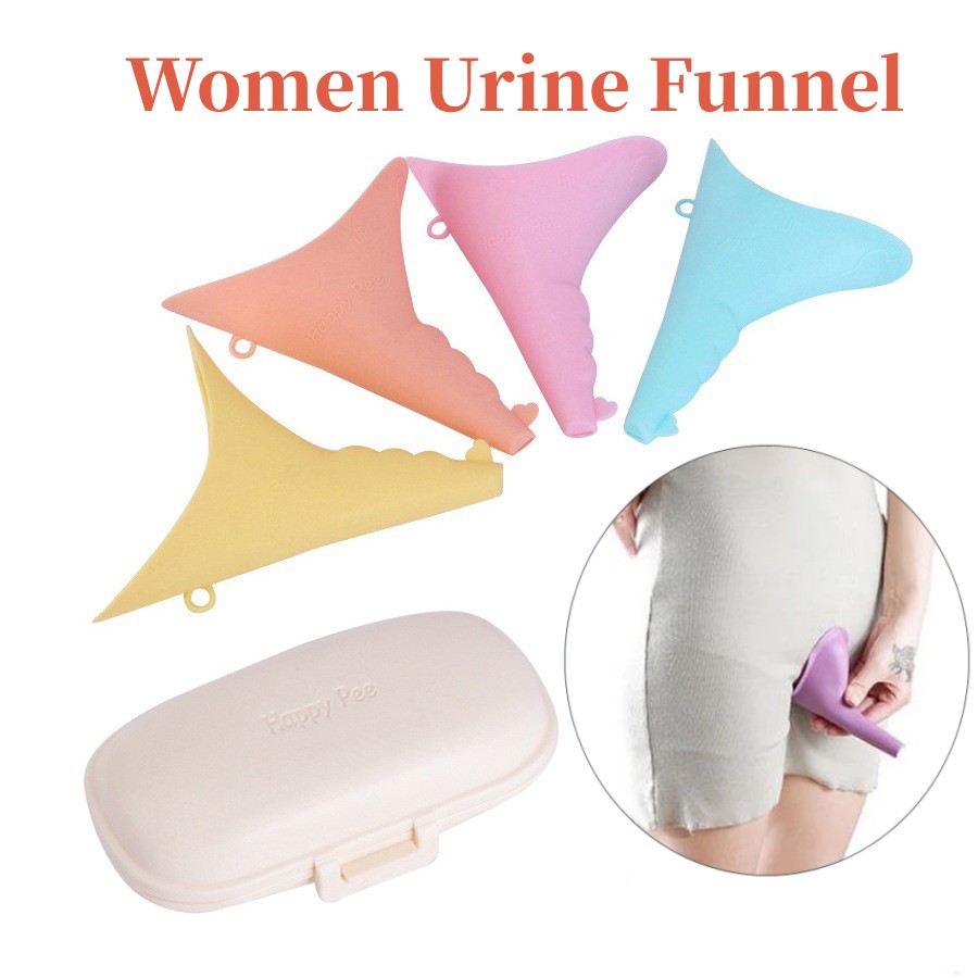 Home Bathroom Urinal - 持ち運び可能な女性のためのシリコン小便器、トイレスドレイナートデバイス、屋外旅行、キャンプ、女性、女性