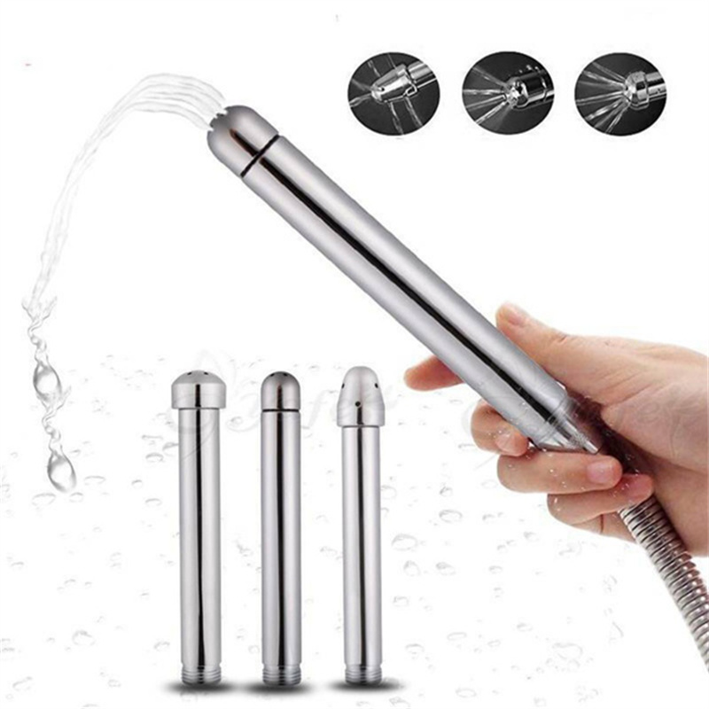 Home Bathroom Cleaning Kit - 3つのスタイルのヘッドを備えた衛生的なシャワーキット,バスルーム用の口腔衛生ツール,アナル成分,膣洗浄キット