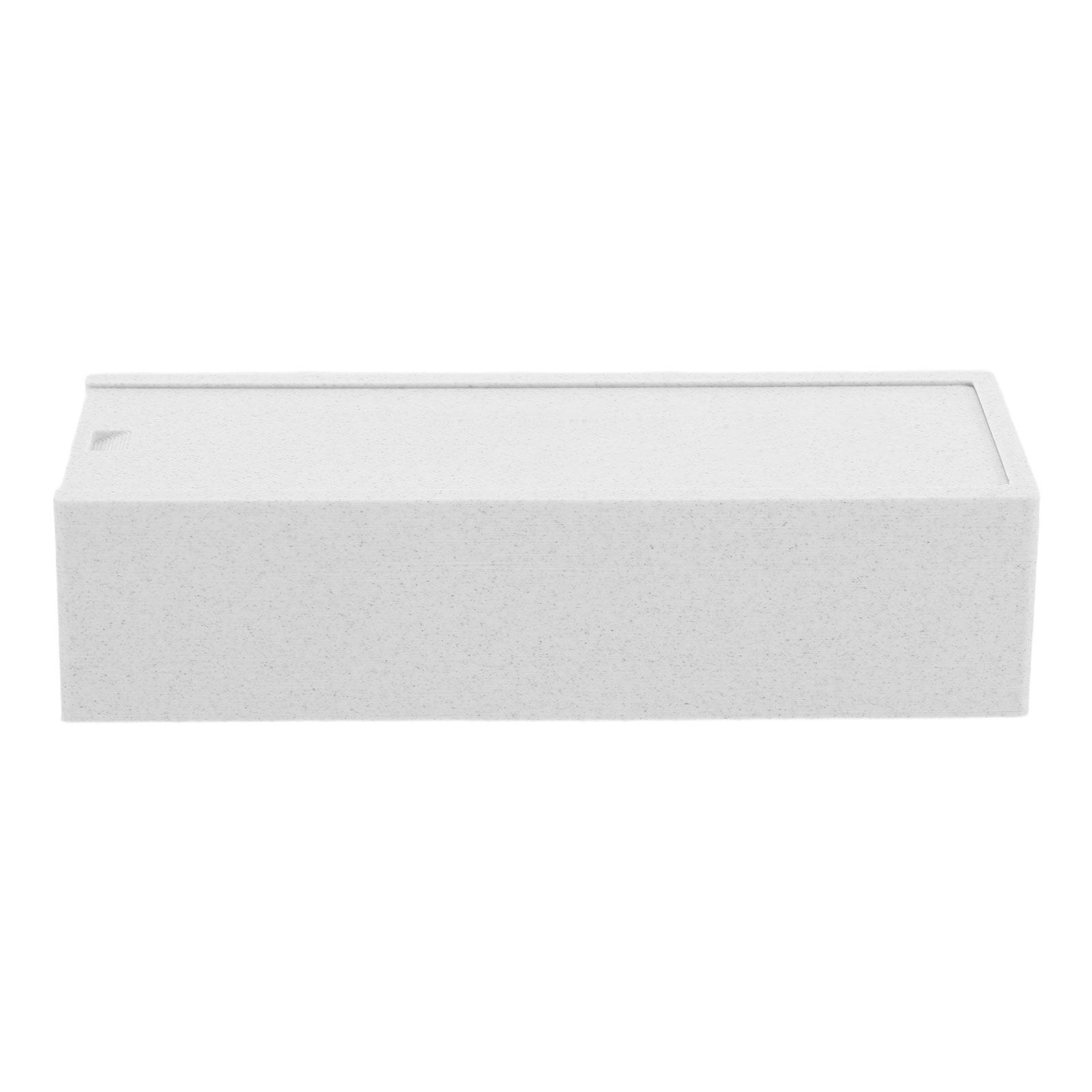 Home Bathroom Organizer - 白い二重コンパートメント刃収納ケース、バリカン刃ホルダー、シェービングアクセサリーオーガナイザーボックス、家庭用、浴室用、理髪店用