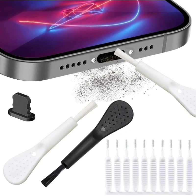 Home Bathroom Cleaning Kit - 携帯電話充電ポートダストプラグ IPhone 14 13 Pro Max