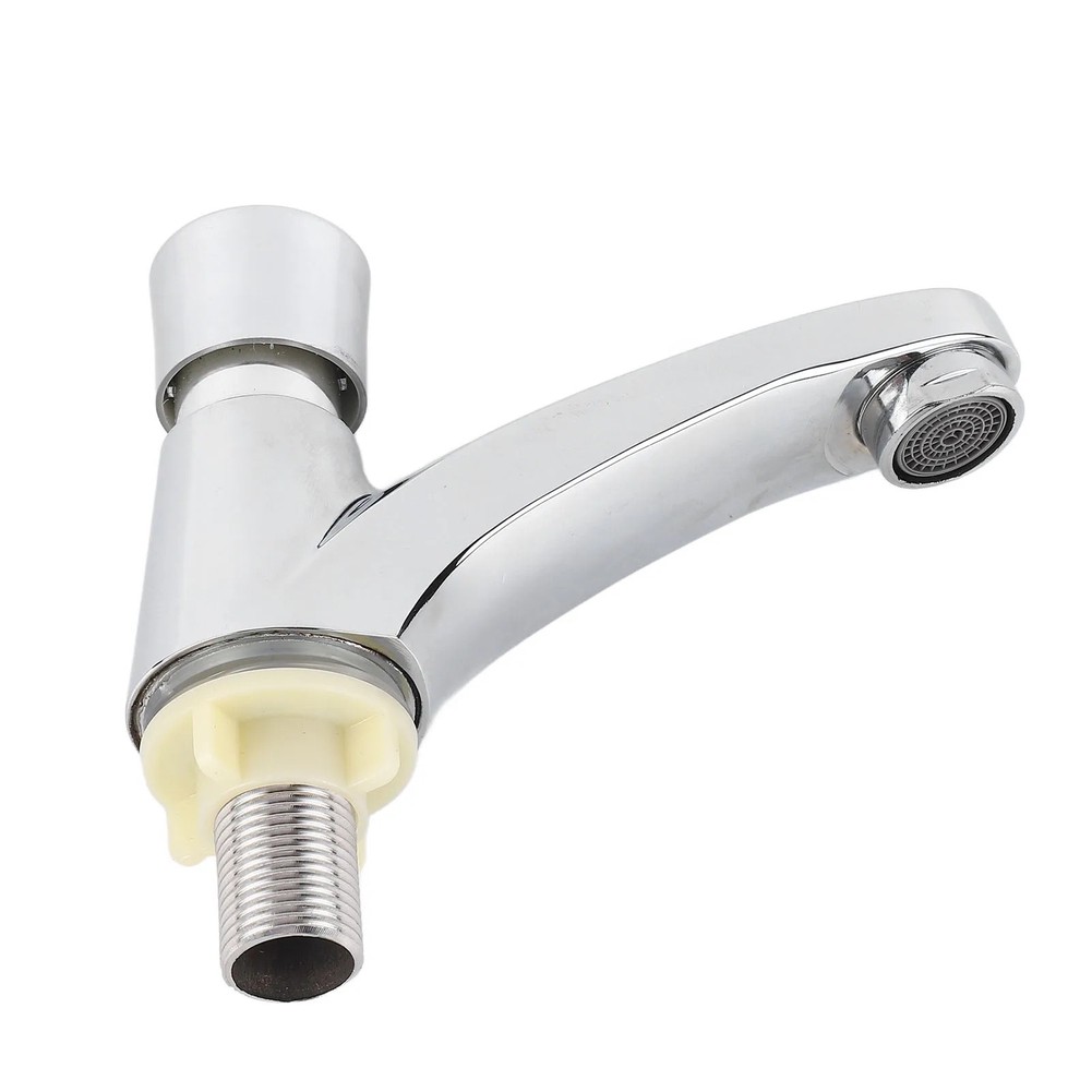 ホテルトイレ時間遅延洗面器シンク蛇口合金プッシュスイッチ節水 - Home Hardware Bathroom Faucets のレビューと価格