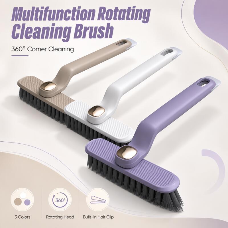 360度回転する隙間掃除ブラシセット（浴室、浴槽、キッチン、 - Home Bathroom Cleaning Kit のレビューと価格