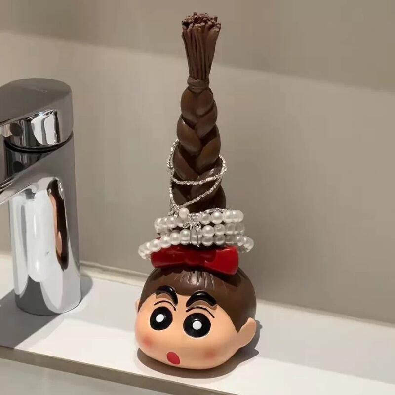 かわいいクレヨンしんちゃんの長い三つ編みヘアタイ収納ラック、 - Home Bathroom Equipment のレビューと価格