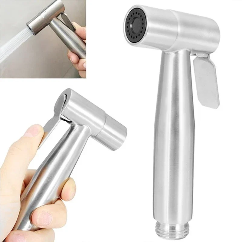 トイレビデ蛇口ブラックハンドヘルドスプレーステンレス鋼の浴室 - Home Bathroom Cleaning Kit のレビューと価格