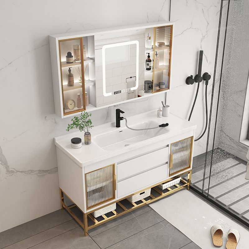 シンクオーガナイザー付きバスルームバニティキャビネットシンプ - Home Bathroom Organizer のレビューと価格