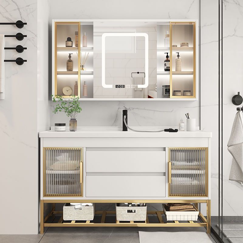 シンクオーガナイザー付きバスルームバニティキャビネットシンプ - Home Bathroom Organizer のレビューと価格