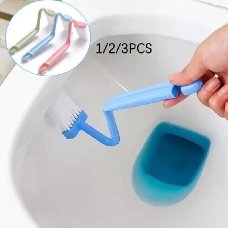 新しい 123 個湾曲したトイレブラシロングハンドルトイレク - Home Bathroom Equipment のレビューと価格