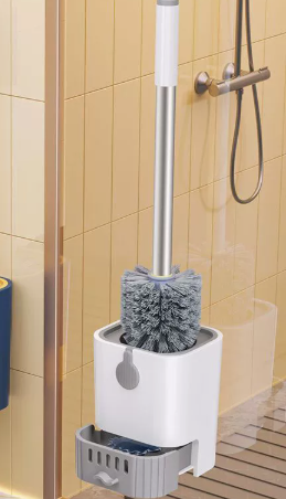 Homefish 壁掛け式トイレブラシセット ホルダー付き  - Home Bathroom Cleaning Kit のレビューと価格