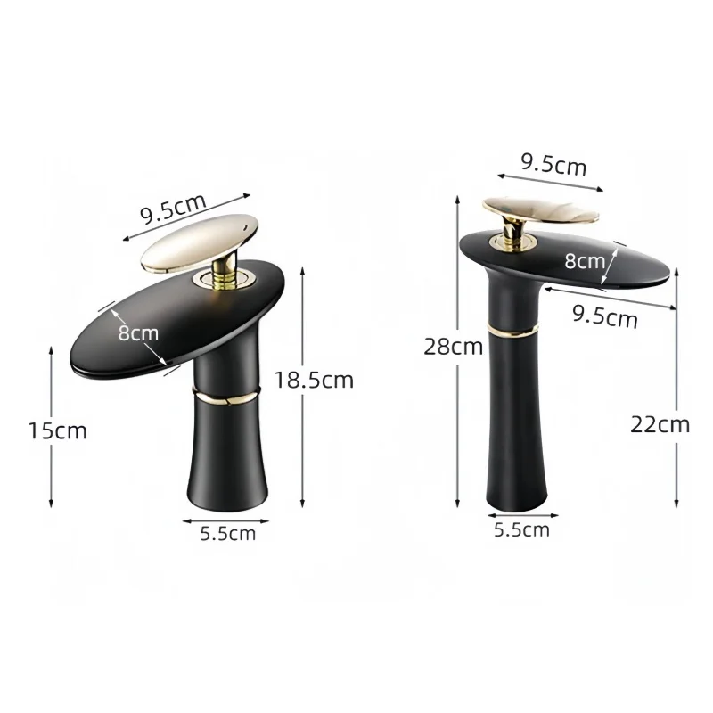 滝状洗面台蛇口 ホワイトゴールド 温冷混合水栓 洗面シンクタ - Home Hardware Bathroom Faucets のレビューと価格