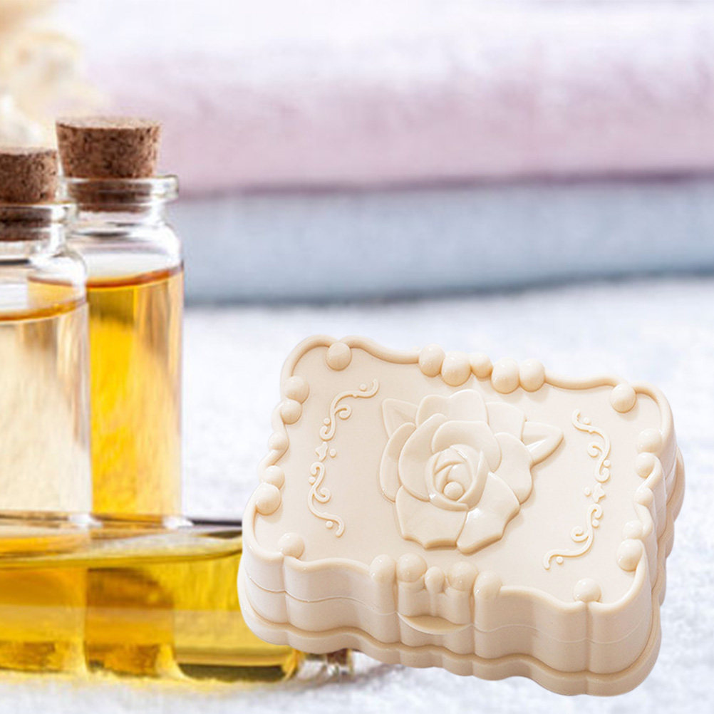ベージュローズソープボックス 防水ソープホルダー コンテナケ - Home Bathroom Organizer のレビューと価格