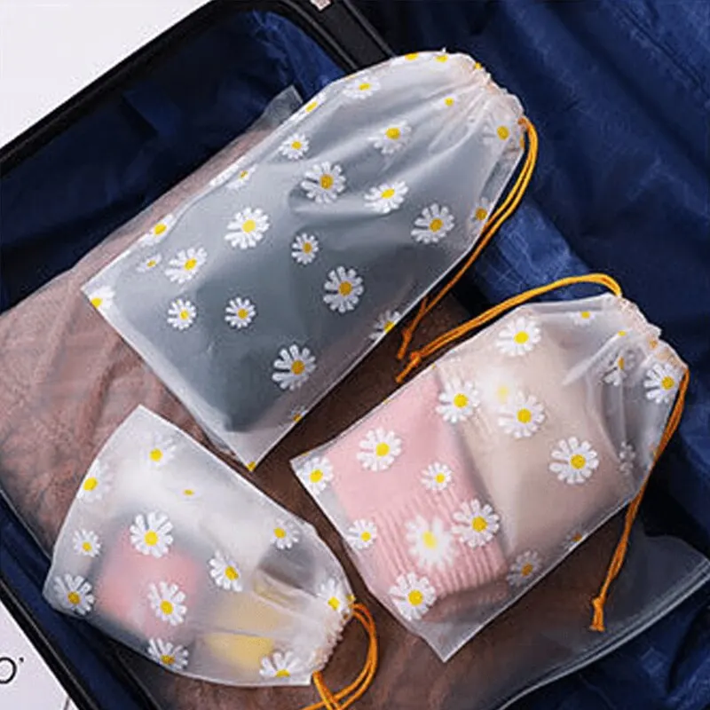 10 個透明防水旅行化粧品バッグタオル靴下プラスチック巾着収 - Home Bathroom Equipment のレビューと価格