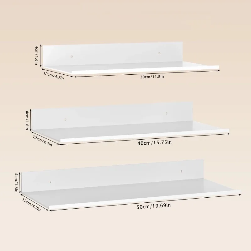 金属製フローティングシェルフ 壁掛け収納ラック キッチン バ - Home Bathroom Organizer のレビューと価格