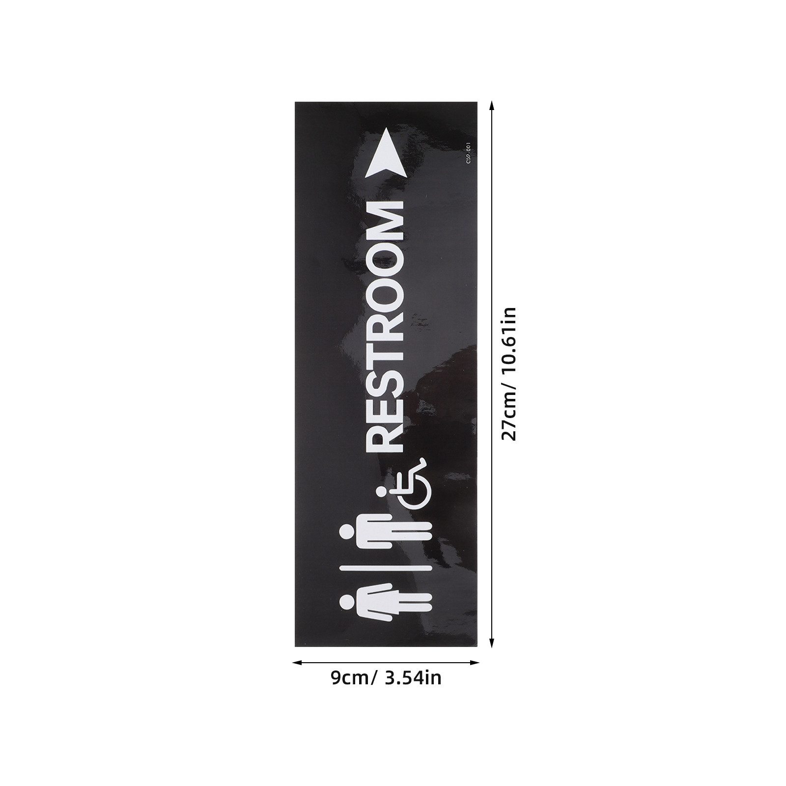 5 個の自己粘着バスルームドアサインステッカートイレサイン防 - Home Bathroom Sign のレビューと価格