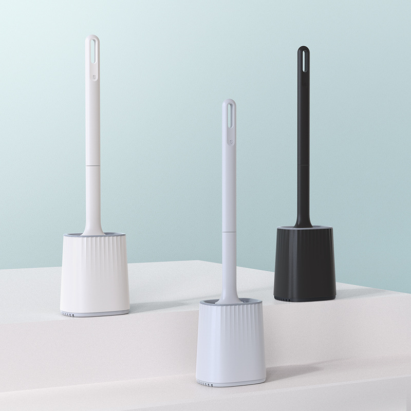 Wikhostar-トイレスボウルブラシとホルダー、壁掛け式 - Home Bathroom Equipment のレビューと価格
