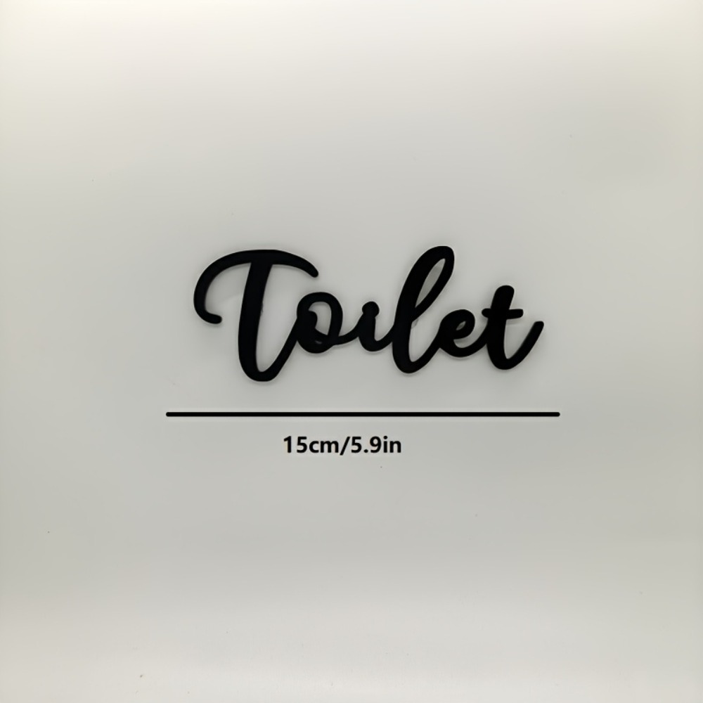 CIFBUY モダンなプラスチック文字看板 方向指示ドアプレ - Home Bathroom Sign のレビューと価格