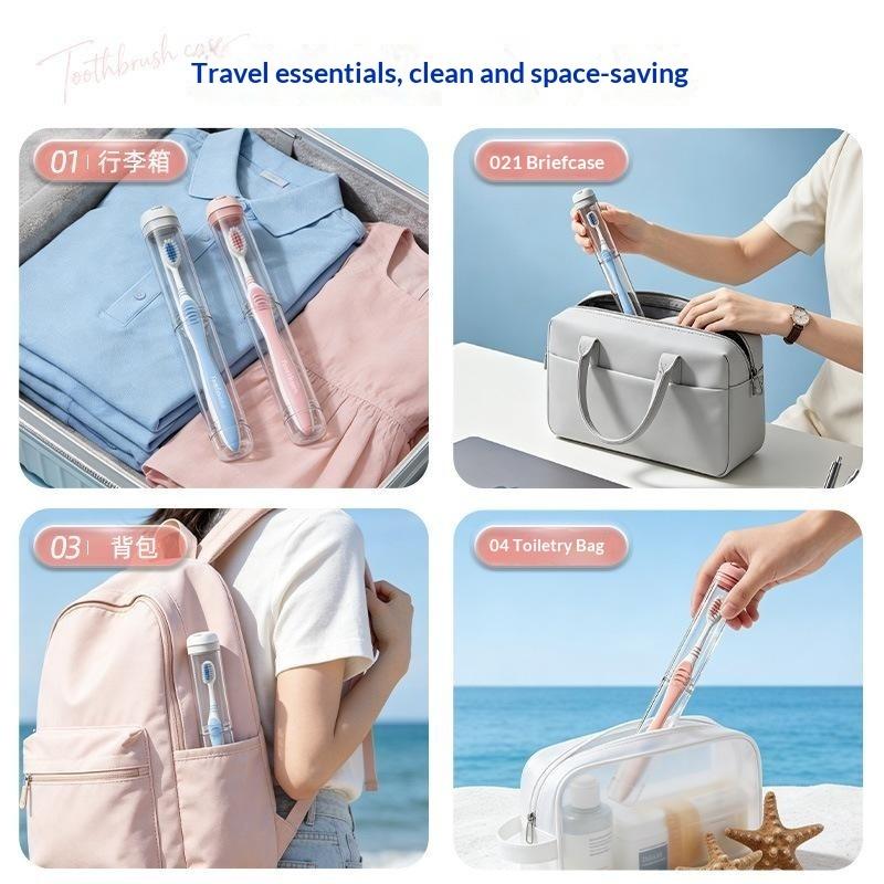 携帯用歯ブラシホルダーボックス アウトドア旅行キャンプ用歯ブ - Home Bathroom Equipment のレビューと価格